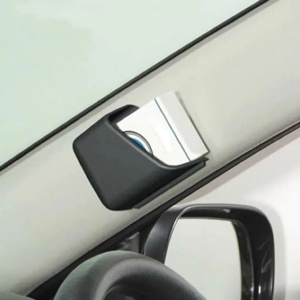 Car Pillar Storage Box Card Holder Organizer close-up view