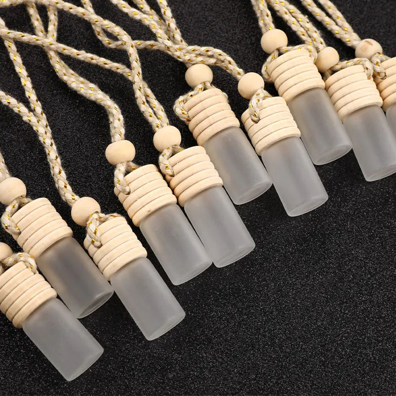 10Pcs Mini Car Perfume Bottles | Essential Oil Diffuser for Auto Air Freshener