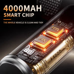 CENRR Cordless Mini Car Vacuum Cleaner | Powerful Handheld Vacuum for Cars lifestyle view