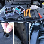680pcs/Box Auto Fastener Clip 23 Sizes Mixed Car Body Push Retainer Pin Rivet Bumper Door Trim Panel Retainer Fastener Kit