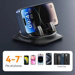 1-3Pcs 360 Degree Rotation Dashboard Phone Holder for Car, Anti-Slip Grips One-Hand additional angle
