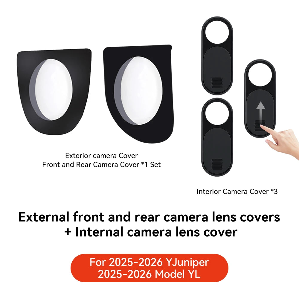 YZ Juniper Camera Lens Cover | Rain Shade for Tesla Model Y/YL 2025-2026 detail view