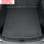 TPE Floor Mats and Cargo Liner for Tesla Model Y Juniper 2025+ | All Weather Trunk Lin close-up view