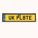 4/8/12LED European License Plate Rearview Camera Frame Reverse Backup Camera Night additional angle
