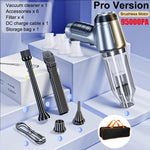 Wireless Car Vacuum Cleaner 95000PA | Cordless Handheld with Blower close-up view