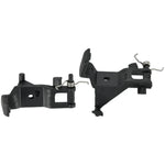 Auto Parts Armrest Latch Clip A1666804103 Black Car Accessories Eco-friendly Kit Left+Right Pair Plastic Durable