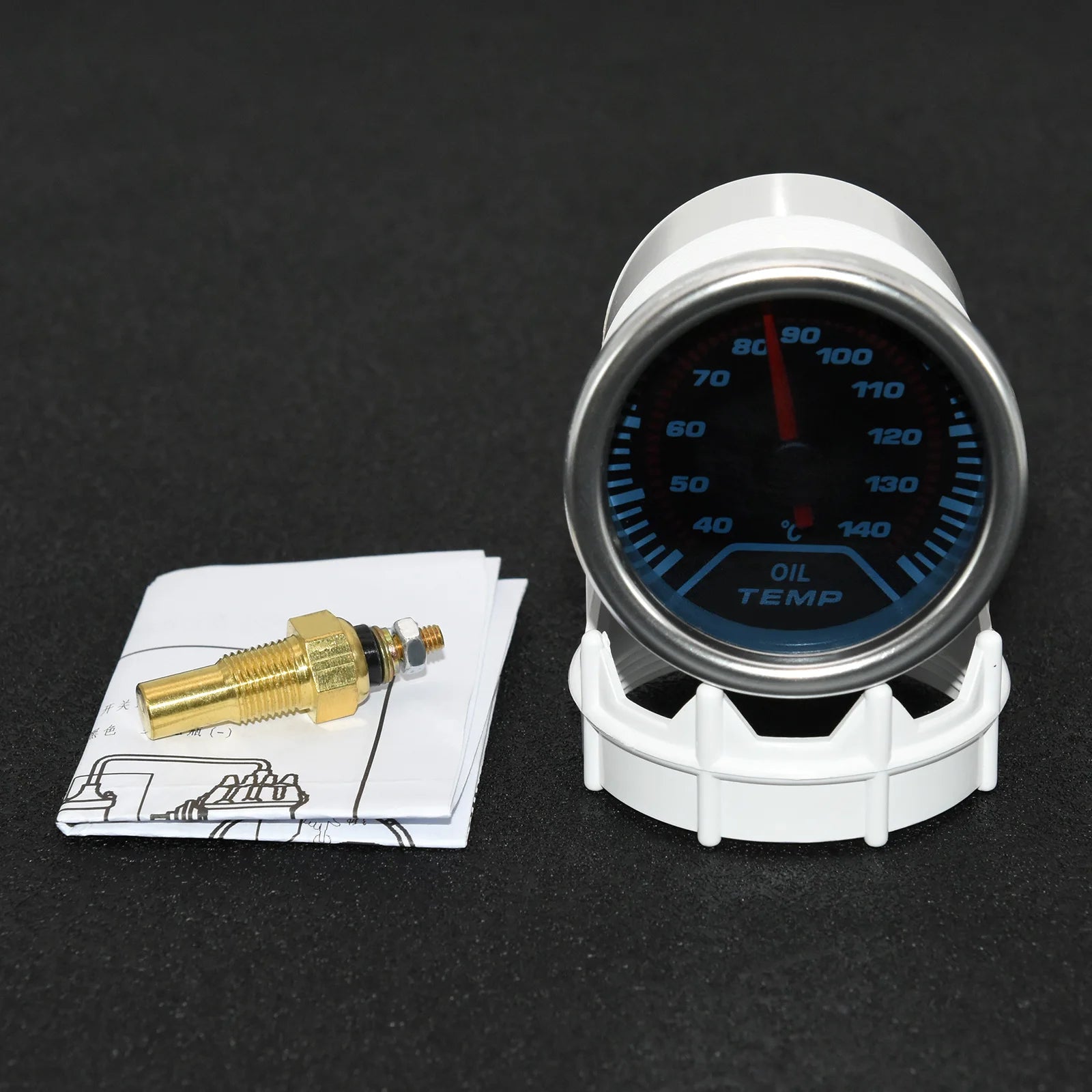 52mm 8-in-1 Car Gauge Set | Water Temp Oil Temp Oil Pressure Voltmeter Vacuum Tachome lifestyle view