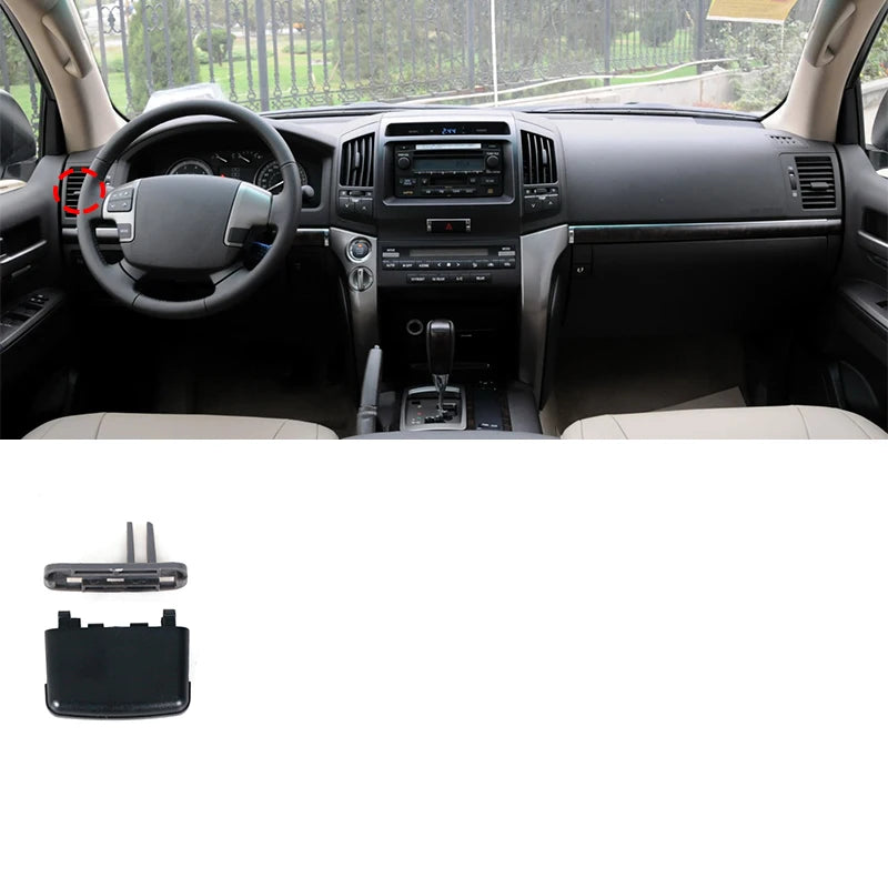 For Toyota Land Cruiser 200 LC200 FJ200 2008-2017 Car Front Dashboard A/C Air Conditioning Outlet Air Conditioner Vents Tab Clip