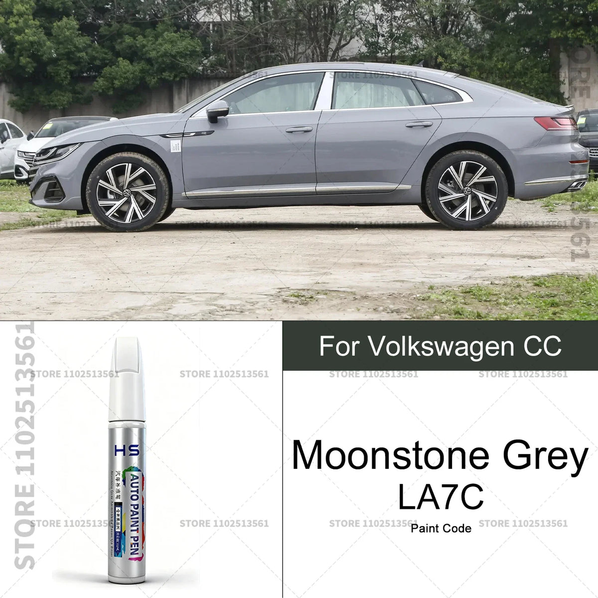 Car Paint Repair Pen For Volkswagen CC Touch Up Scratch Remover DIY Auto Accessories Yel detail view