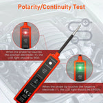 Digital Automotive Electrical Tester, 6-24V Car Power Circuit Probe, Multifunctional Automotive Electrical System Diagnosis Tool for Vehicle Wiring Inspection, Voltage Continuity and Short Circuit Test