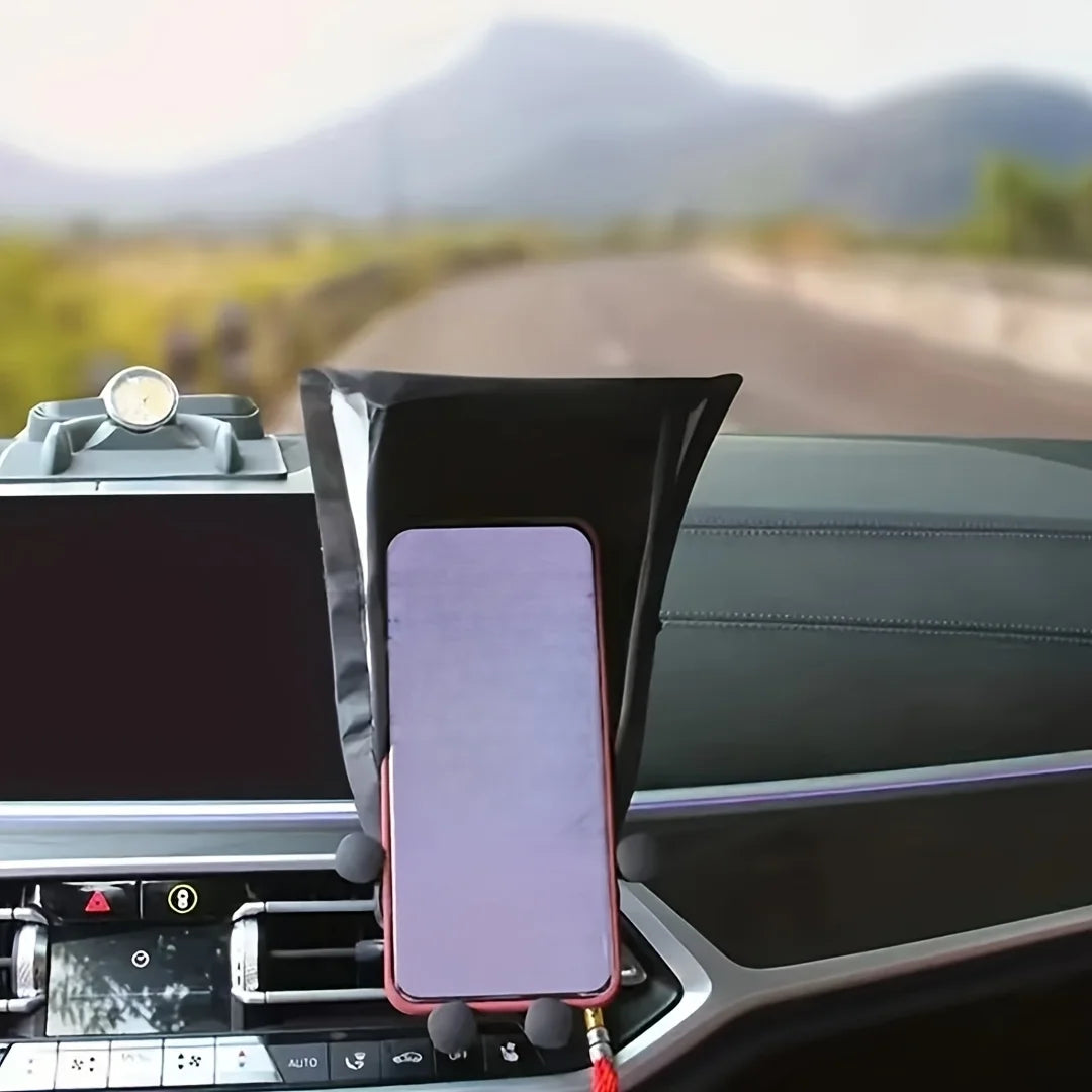 Car Dashboard Phone Sunshade, Vertical Sunshade for Dashboard Phone, Car Phone Umbrel alternate view
