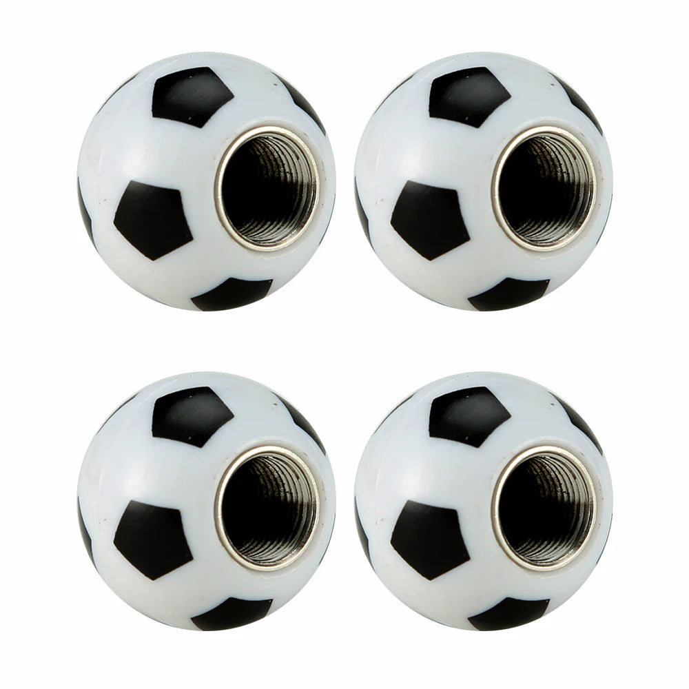 4Pcs Universal Cross Tire Valve Caps | Car Truck SUV Motorcycle Dust Cover close-up view