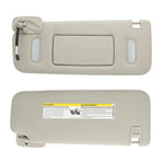 Car Sun Visor Grey Left/Right Side Sunshade Cover with Make-Up Mirror For Chevrolet/ GMC /Cadillac Escalade 2007-2014