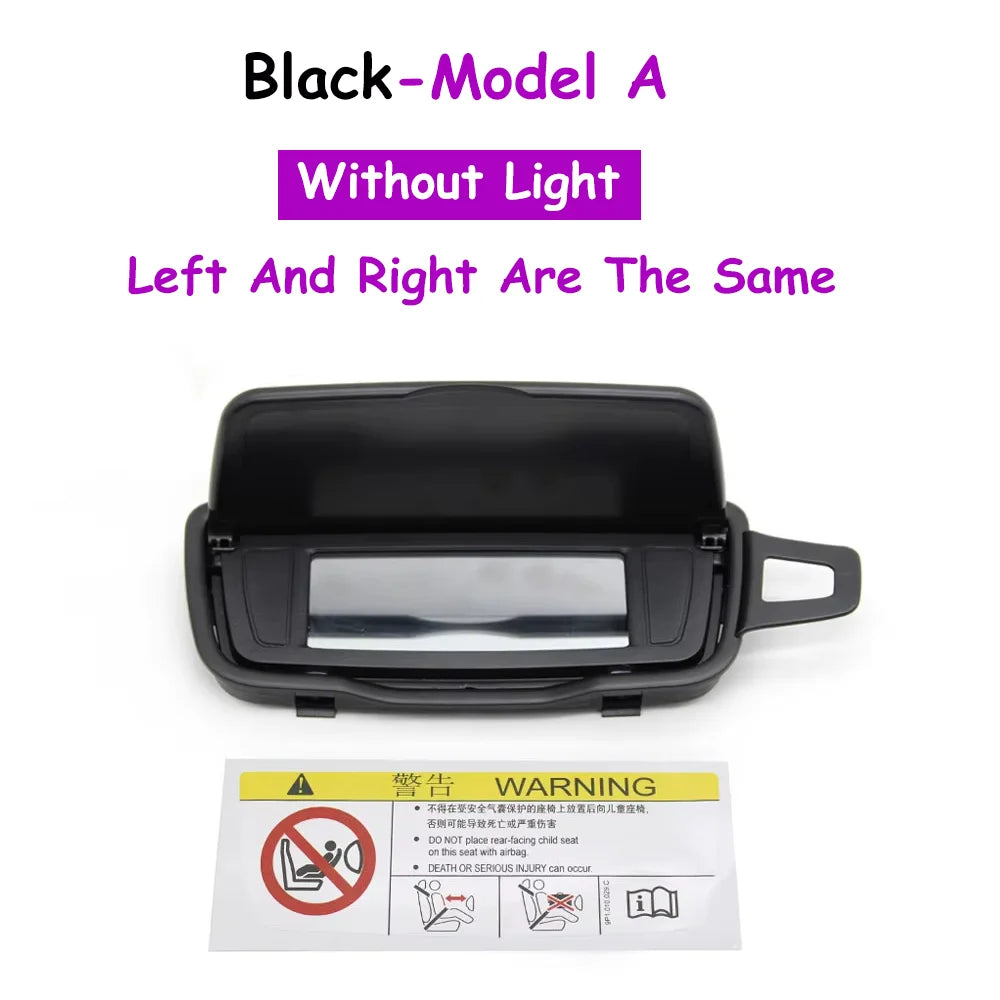GT3 981 982 911 991 991 992 Car Front Left Right Sun Visor Vanity Mirror Cover For Porsche Boxster Cayman Carrera Traga