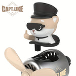 Cool Fun Rotate Plane Captain Shiba Inu Pilot Dog Car Air Freshener | Vent Clip Dec additional angle