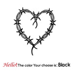 Diy Love Thorn Bow Stickers Voiture Figure Diy Adhesive Window Car Stickers Waterproo alternate view