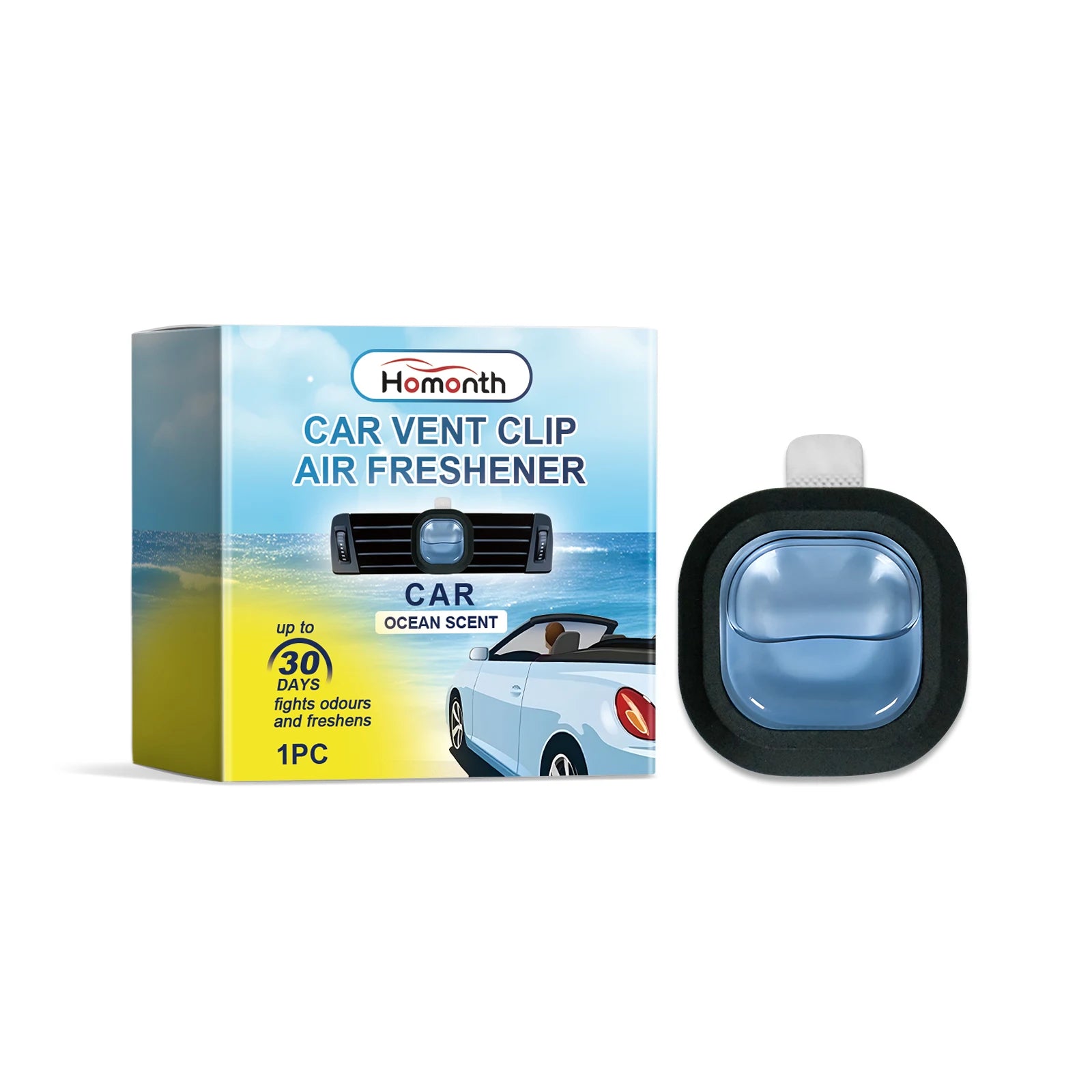 Car Vent Air Freshener, Long-Lasting Fresh Scent, Car Deodorizer, Comfortable and Refreshing Air Fragrance