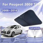 Car Sun Visor for Peugeot 3008 2008-2026 | Front Windshield Sunshade Heat Insulation S close-up view