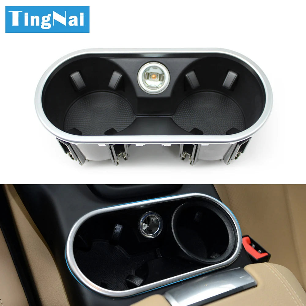 Car Front Center Console Cup Holder Compartment for Porsche Cayenne 2011-2017 | Direct Replacement O