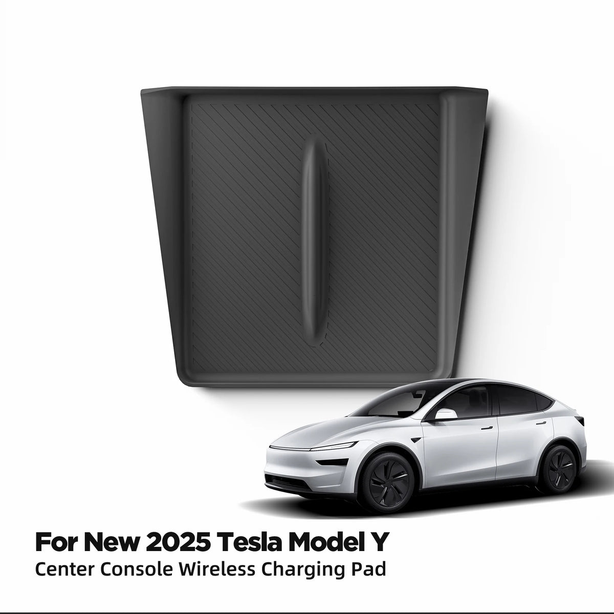 LUCKEASY for Tesla Model Y Juniper/Launch 2025 2026 Anti-skid Pad Wireless Charging Pad detail view