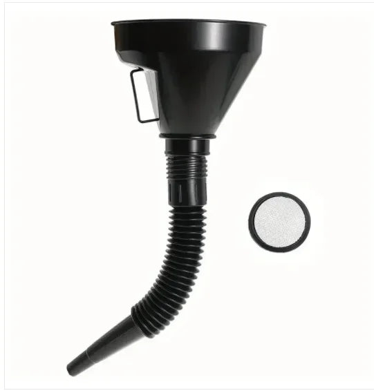 Long Nozzle Plastic Oil Funnel Fuel Filling Tool lifestyle view