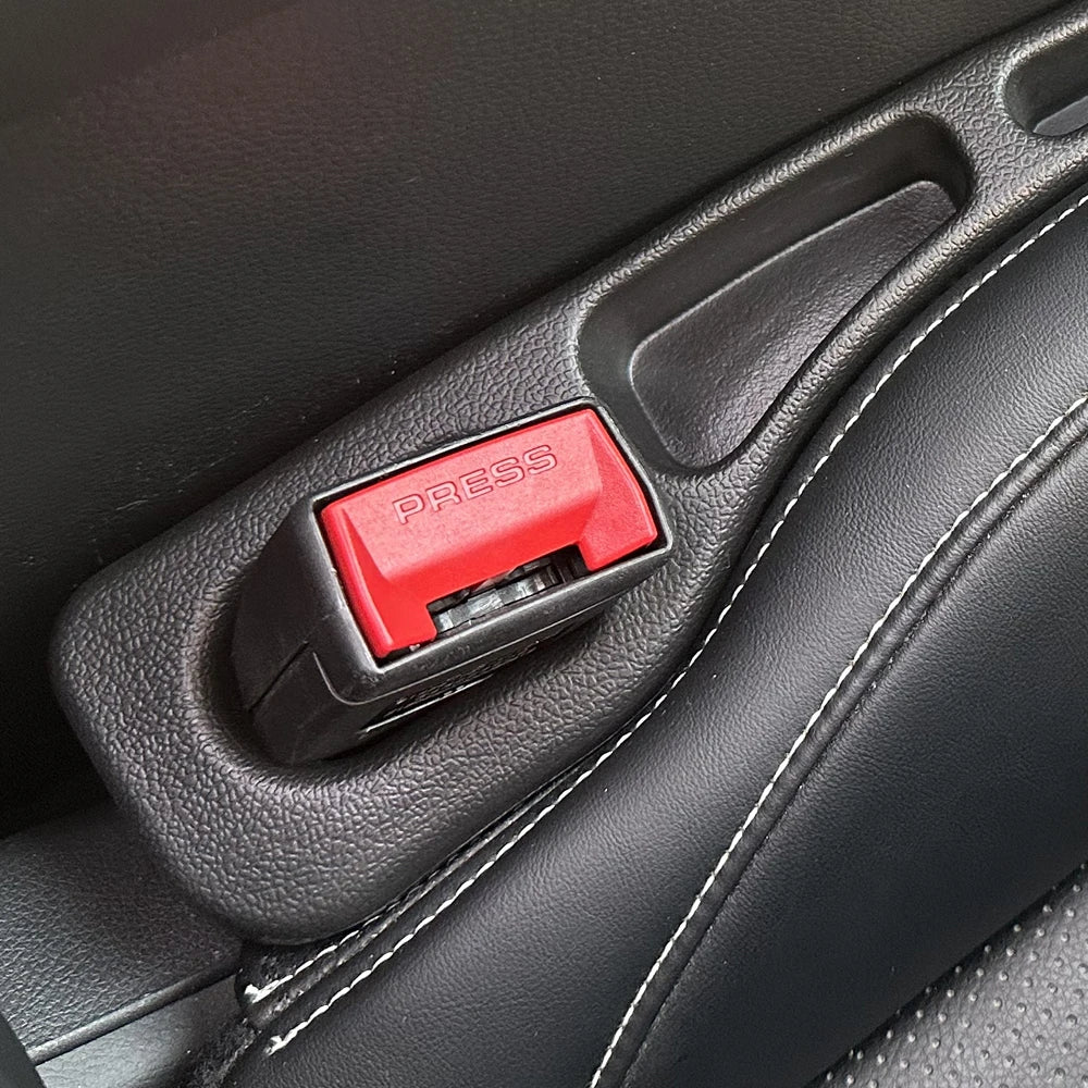 Car Seat Gap Filler Console Organizer 2 Pcs Black alternate view