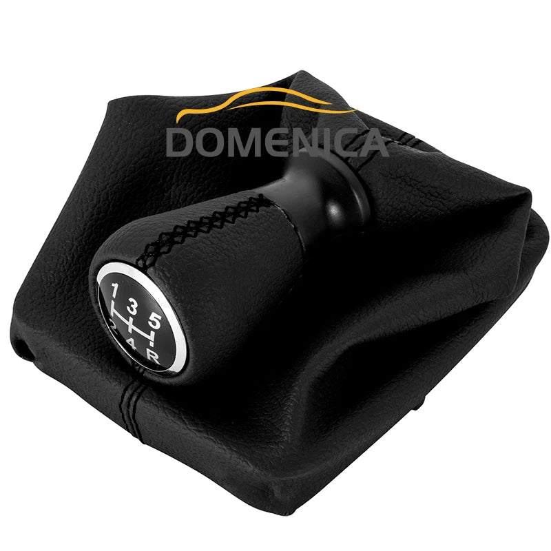 Manual Transmission 5 Speed Leather Gear Shift Knob Gaiter Boot Cover Shifter Handle for detail view