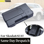 For Skoda Karoq Kodiaq Superb Octavia Mk3 SEAT Leon Mk3 Engine Battery Cover Positive Negative Elect