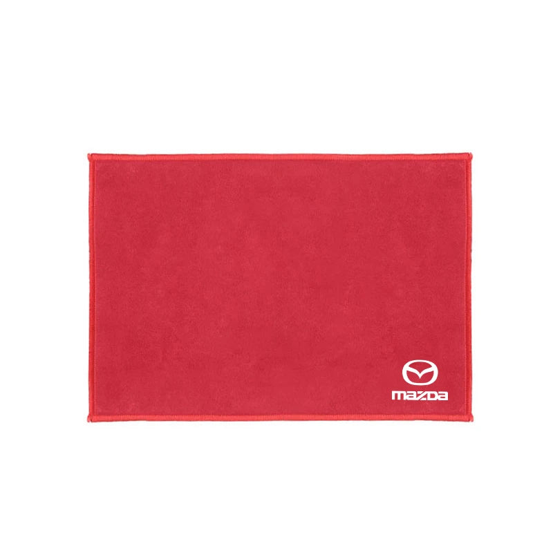 Car Microfiber Cleaning Towel | Soft Suede Drying Cloth for Mazda Models lifestyle view