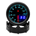 52mm Car Gauge 7 Color LED Boost Gauge Water Temp Oil Temp Oil Pressure Voltmeter Air Fuel Ratio Tachometer for 12V Racing Car