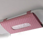 Car Visor Tissue Holder With Tissue Refill