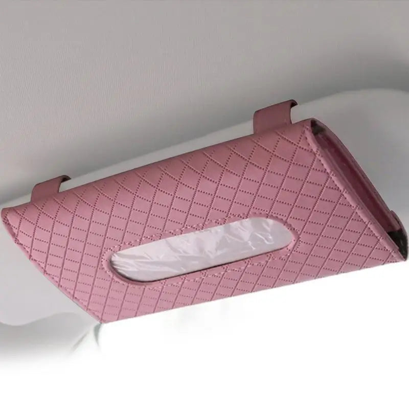 Car Visor Tissue Holder With Tissue Refill