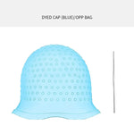 Silicone Cap for Scratches Hair Painting Hat for Scratches Silicone Meches Hair Coloring detail view