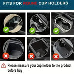 Car Cup Holder Expander With Phone Stand