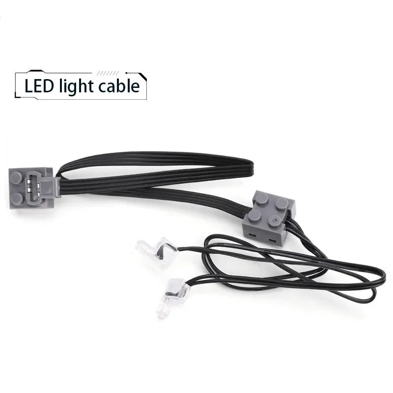 Motor Car Remote Control Battery Box Switch with LED Light Building Blocks alternate view