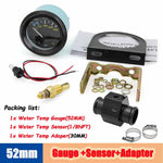 52mm Digital Water Temp Gauge 40-120℃/100-250℉ | Dual Unit Auto Temperature Monitor f lifestyle view
