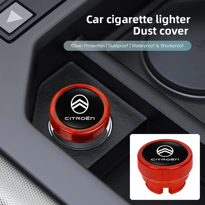 Citroen Cigarette Lighter Dust Cover Dustproof ABS For C3 C4 C5 Saxo Xsara detail view
