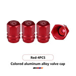 4PCS Car Wheel Tire Valve Stem Caps | Aluminum Alloy Dust Caps for Peugeot Models alternate view