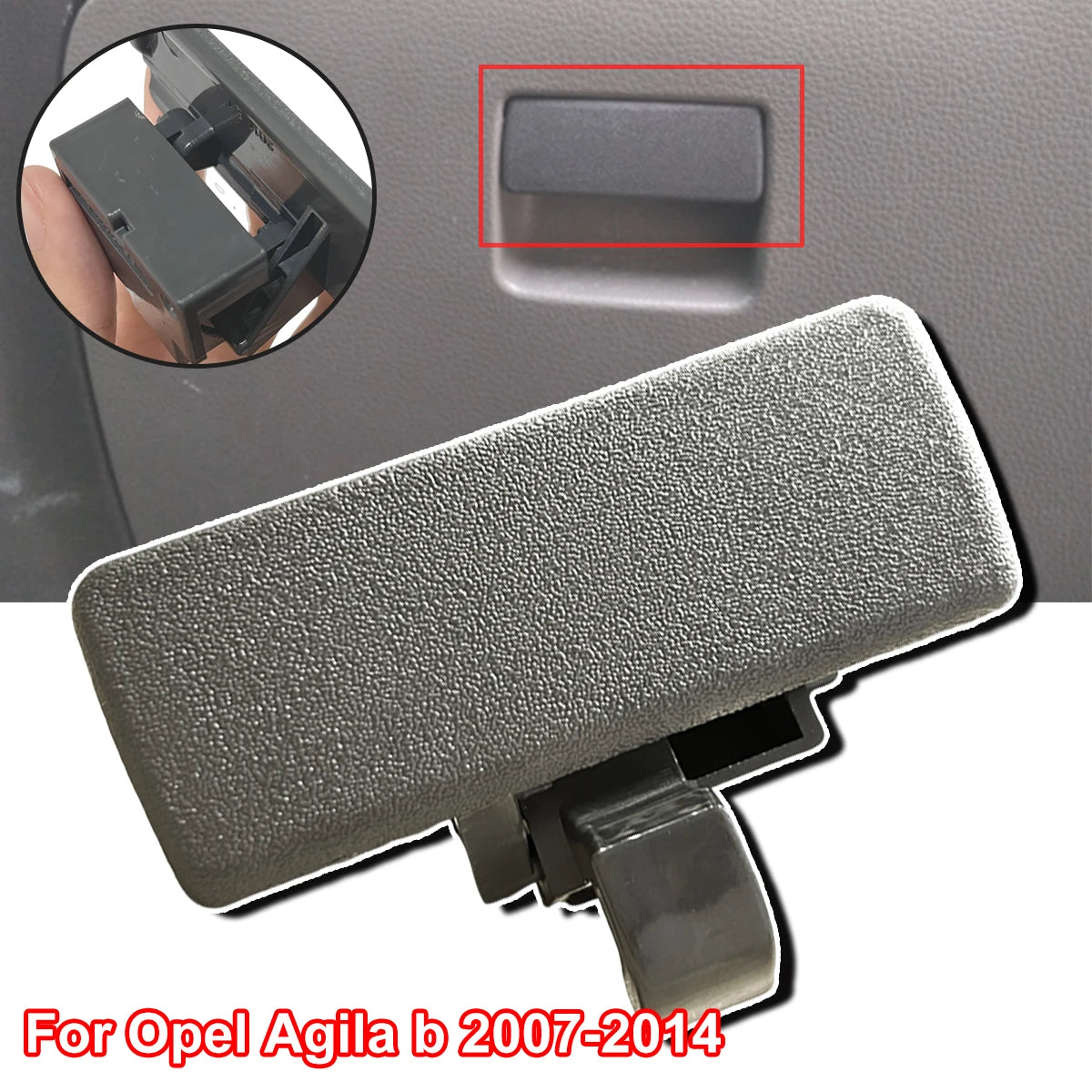 7343063J02P4Z 7343063J02V6N For Opel Agila B 2007 - 2014 Glove Box Lid Cover Lock Handle Clip Assemb