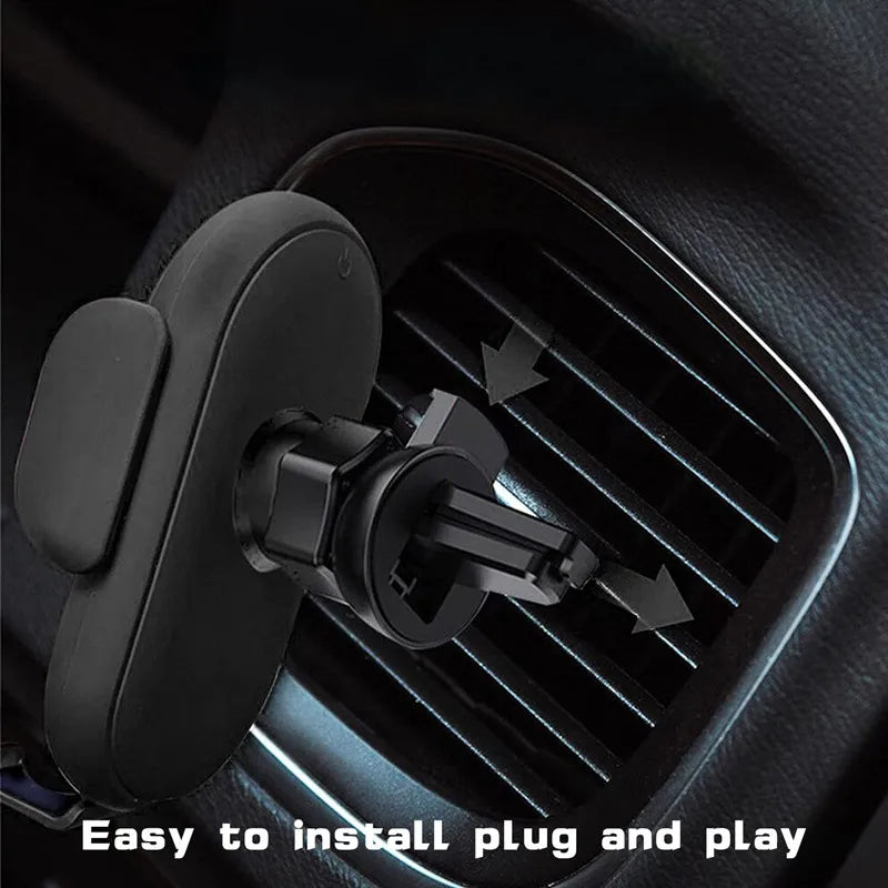 Wireless Car Charger Phone Holder Air Vent Mount detail view
