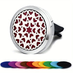 Car Diffusers, 1 PC car air vent diffuser clip (does not include fragrance chemicals) with 10 PCS pads，car AC vent interior