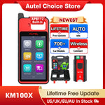Autel MaxiIM KM100 KM100X Key Programming Tool Lifetime Free IMMO Immobilizer Key FOB Programmer OBD