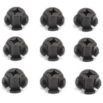 10Pcs Car ACC Sensor Control Module Bracket Clip Buckle Holder Set 0203009002 Plastic Sensor Control Unit Mounting Clip