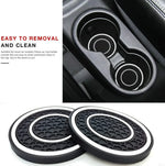 Anti Slip Car Cup Holder Coaster 2-Piece