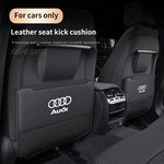 For Audi A3 A4 A5 A6 A7 A8 RS3 RS4 RS5 RS6 S3 S4 S5 Q3 Q5 Q7 Q8 Car Seat Back Storage Bag Rear Backrest Protection Anti-kick Pad