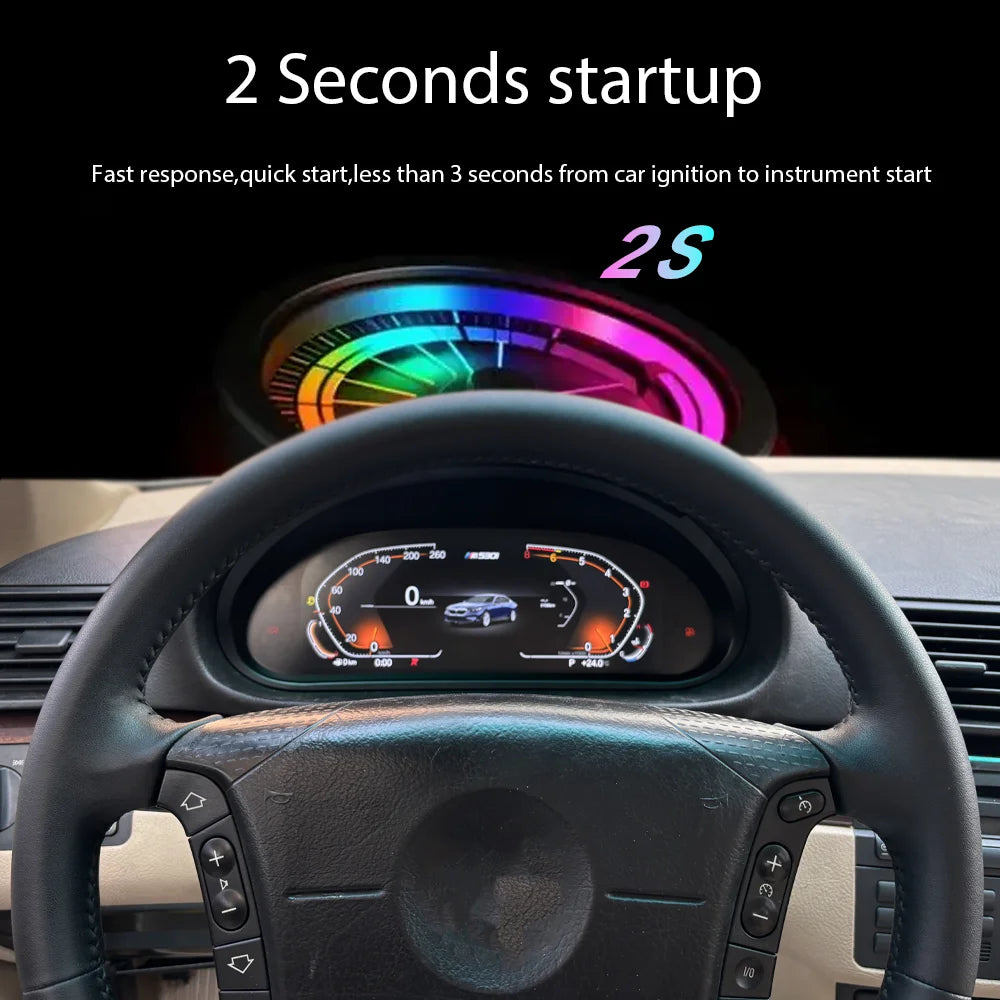10.25" Digital Cluster for BMW 3 Series E46 M3 1998-2006 | LCD Dashboard Instrument S lifestyle view