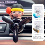 Basketball Airplane Rotate Car Air Freshener Accessories Interior Decorations Vent Clip Perfume Fragrance Diffuser Ornaments Men