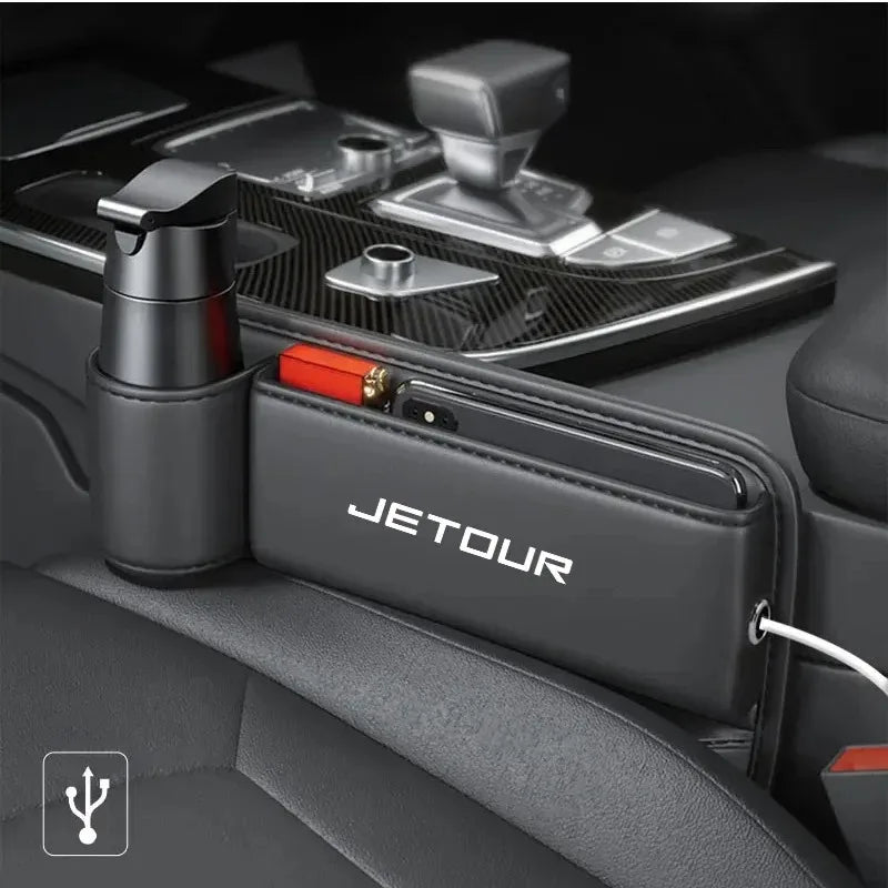 Car Seat Gap Storage Box Center Console Armrest Storage Box Organizer For Jetour T1 T2 DASHING X70 Plus X90 Plus Accessories
