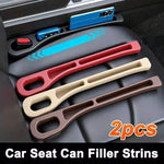 2Pcs Car Seat Gap Filler With Key & Phone Holder, Durable EVA Multi-Slot Auto Interior Storage Organizer Accessories