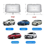 KKJOY Car Sunshade | Front Windshield and Side Window Sun Protection lifestyle view